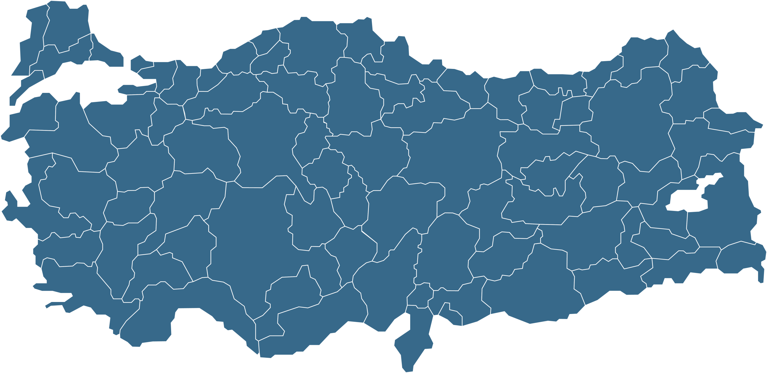 Türkiye Harita Silueti